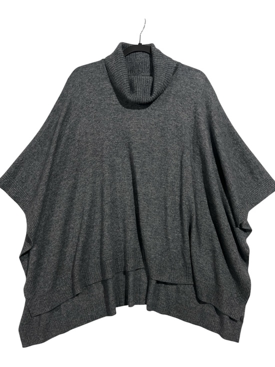 J. Crew Sweaters - J.Crew Wool Cashmere Turtleneck Poncho Women’s One Size Gray BV431